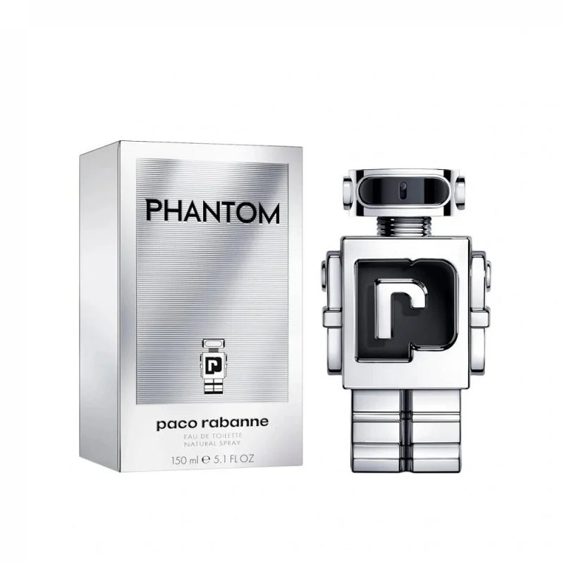 "Paco Rabanne Phantom – Perfume masculino futurista y magnético."