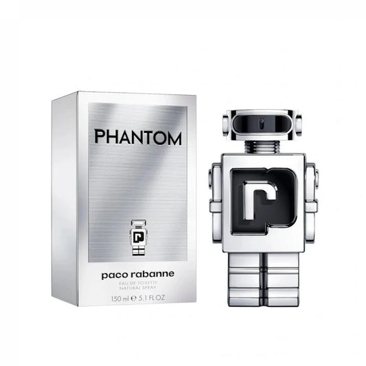 "Paco Rabanne Phantom – Perfume masculino futurista y magnético."