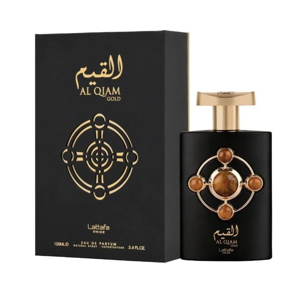 "Lattafa Al Qiam Silver Gold 100 ml Edp – Perfume masculino distinguido y envolvente."
