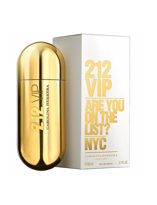 "Perfume Carolina Herrera 212 VIP Are You on the List? 80 ml EdP para mujer, fragancia oriental vainilla con ron, maracuyá y vainilla – Fragantik"