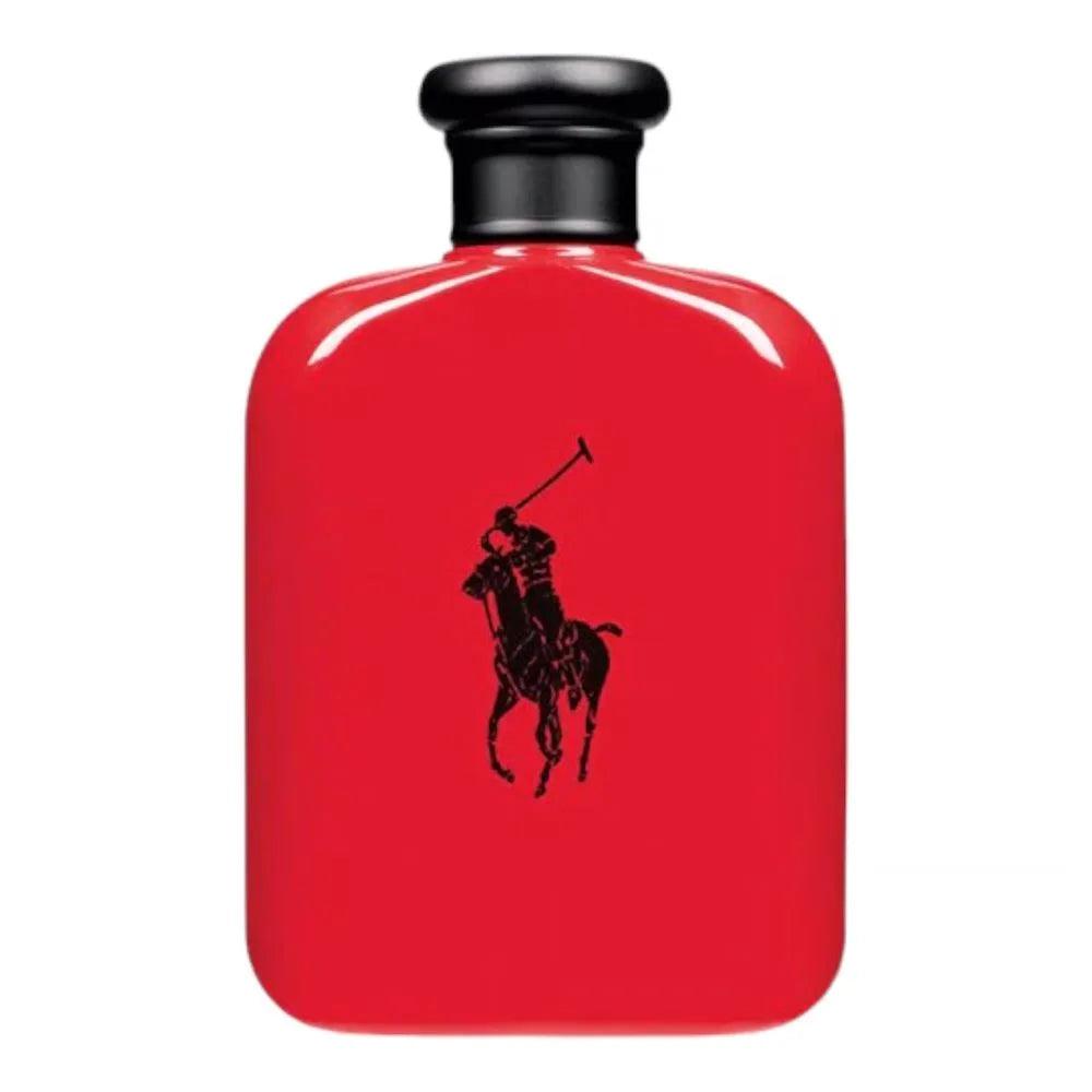 "Polo Red de Ralph Lauren – Perfume masculino intenso con notas especiadas y amaderadas."