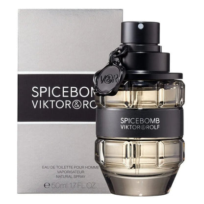 "Viktor & Rolf Spicebomb – Perfume masculino especiado y audaz."