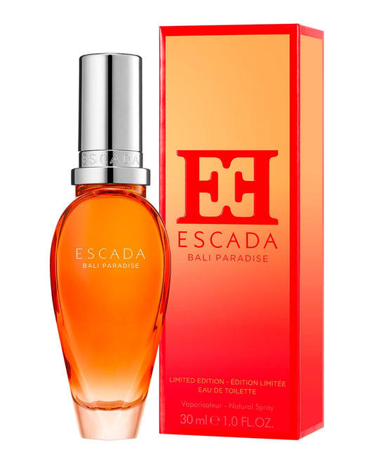 "Escada Bali Paradise 100 ml – Perfume tropical, floral y frutal para mujer."